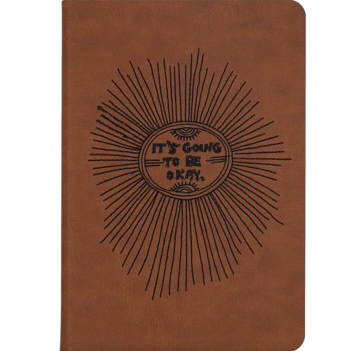 IT'S GOING TO BE OKAY EMBROIDERED HARDCOVER NOTEBOOK - Kingfisher Road - Online Boutique
