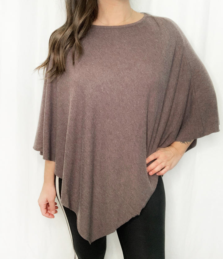 PERSEPHONE BOATNECK PONCHO - Kingfisher Road - Online Boutique