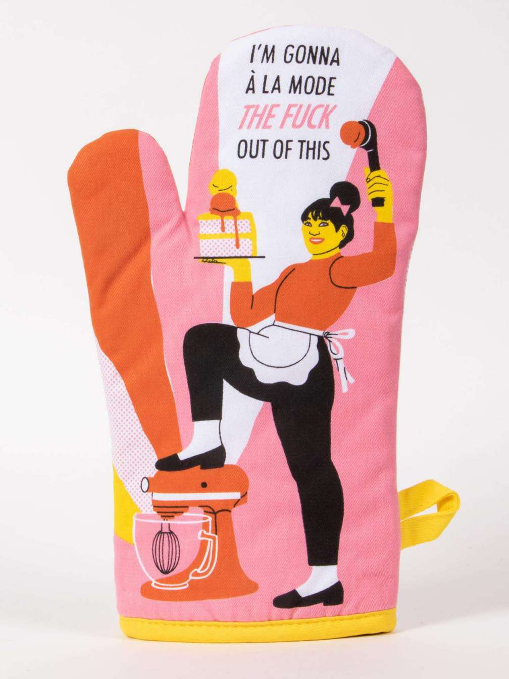 "A La Mode The F*ck Out of This" Oven Mitt - Kingfisher Road - Online Boutique