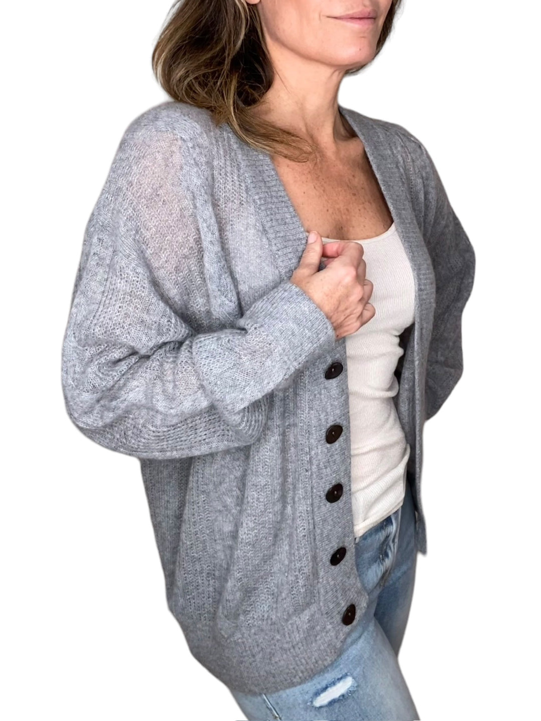 ELVIS CABLE CARDI - HUSKY - Kingfisher Road - Online Boutique