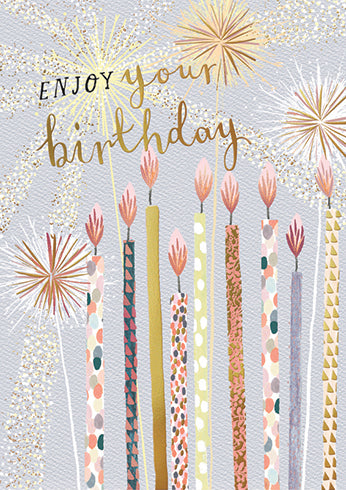 APRICOT CANDLES BIRTHDAY - Kingfisher Road - Online Boutique