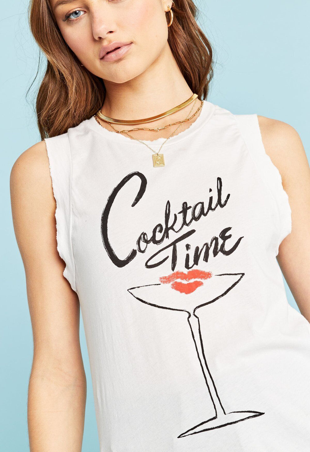 COCKTAIL TIME TANK - Kingfisher Road - Online Boutique