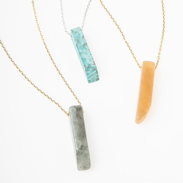 STONE POINT NECKLACE - Kingfisher Road - Online Boutique