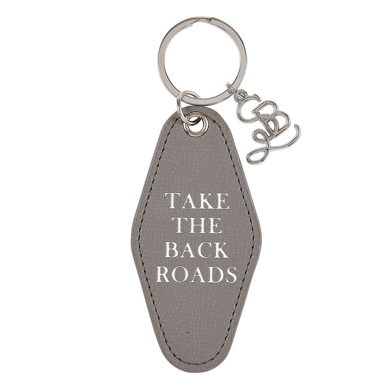 TAKE THE BACK ROADS MOTEL KEY CHAIN - Kingfisher Road - Online Boutique