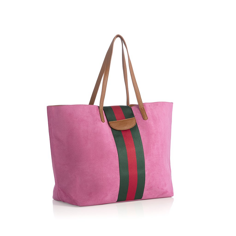 BLAKELY TOTE BAG - RASPBERRY - Kingfisher Road - Online Boutique