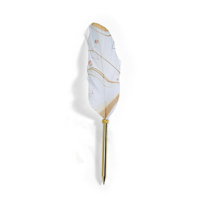 FEATHER PEN IN GIFT BOX - Kingfisher Road - Online Boutique