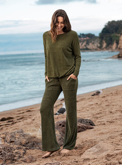 CC-LOUNGE PANT-OLIVE - Kingfisher Road - Online Boutique