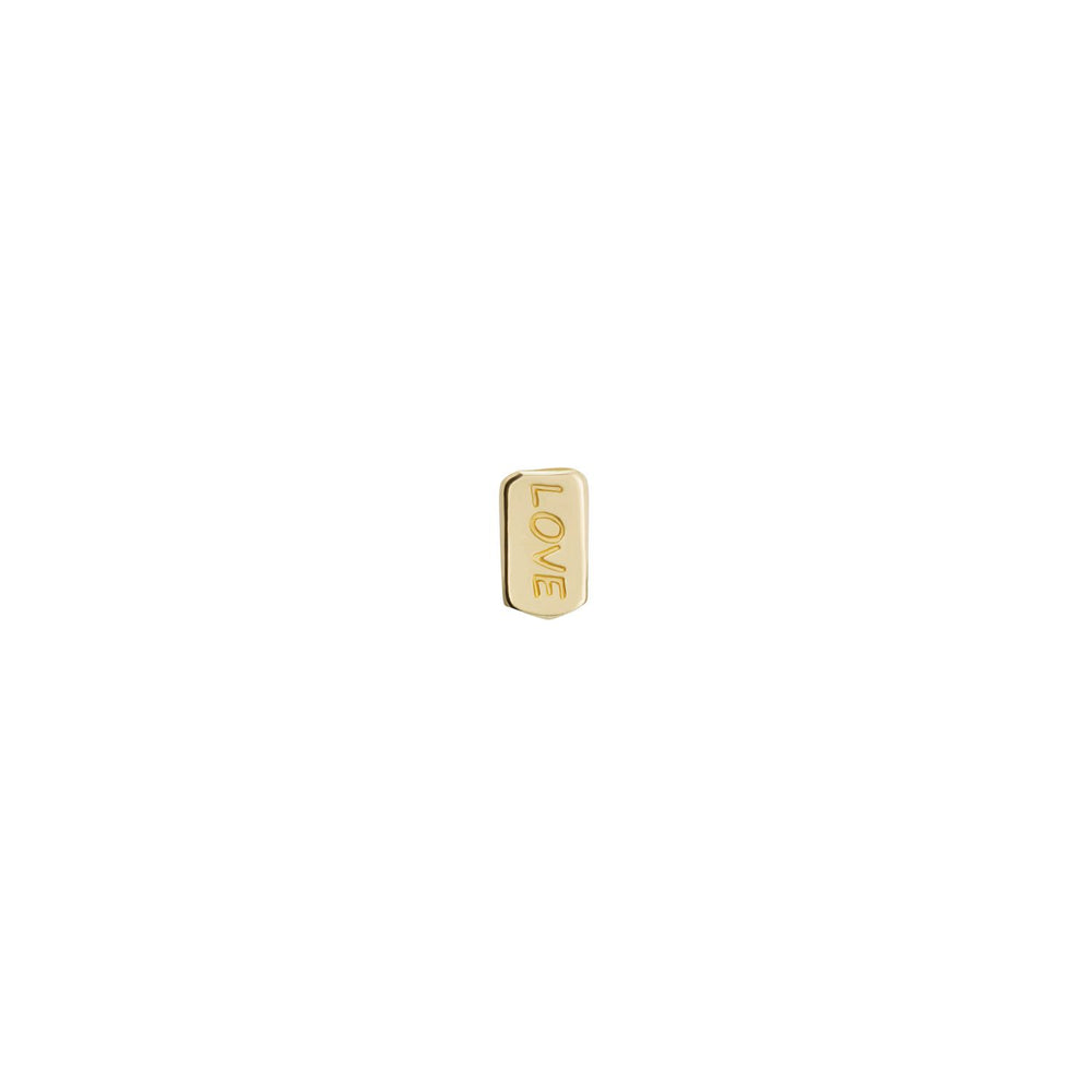 GOLD LOVE SINGLE EARRING - Kingfisher Road - Online Boutique