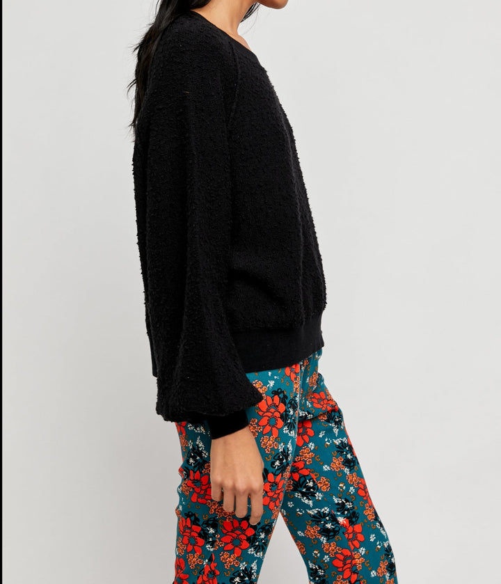 FOUND MY FRIEND PULLOVER-BLACK - Kingfisher Road - Online Boutique