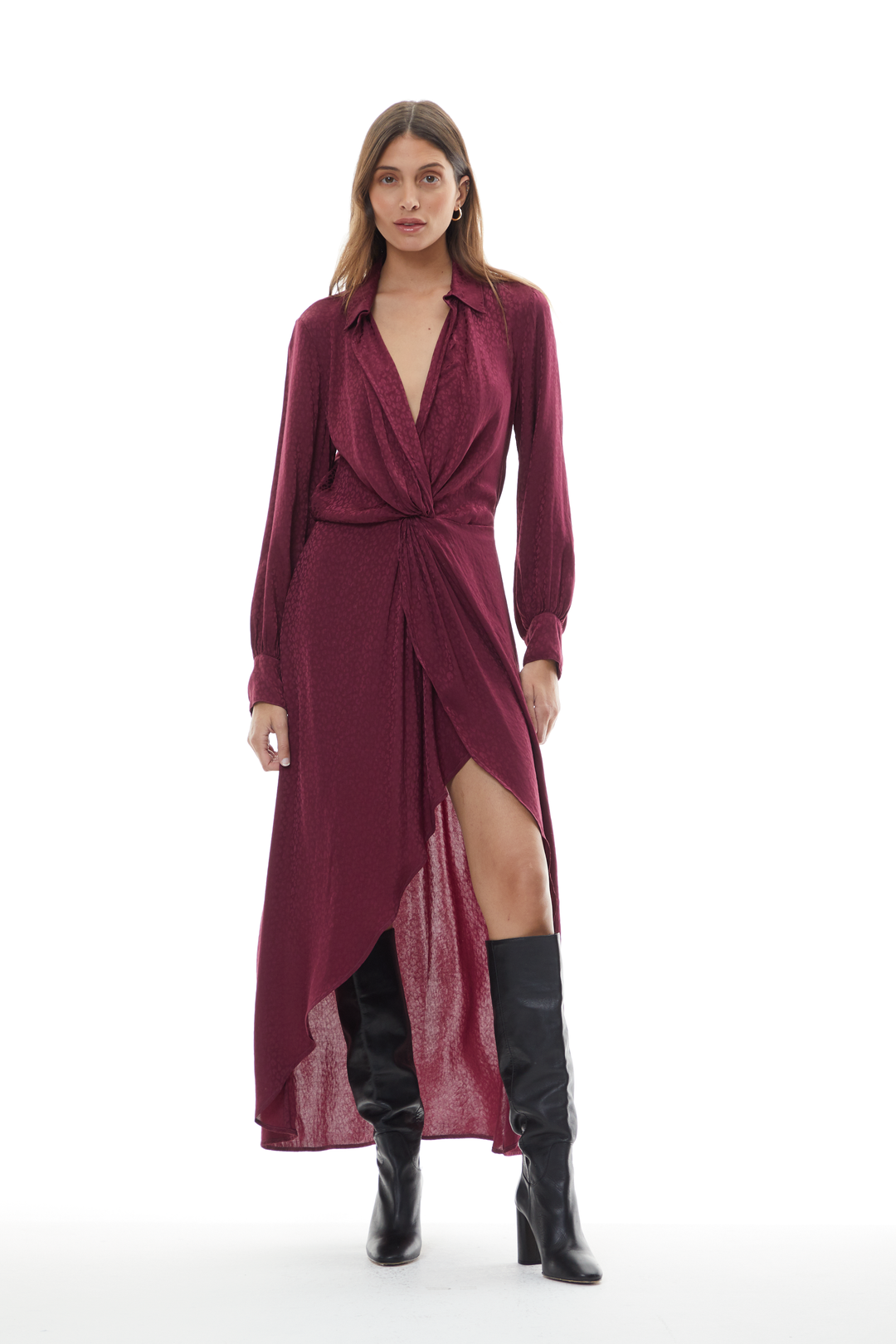 SIREN DRESS-DARK CHERRY - Kingfisher Road - Online Boutique