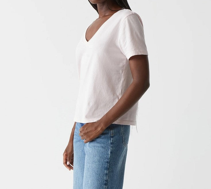 DARIA CLASSIC V-NECK TEE-BLISS - Kingfisher Road - Online Boutique