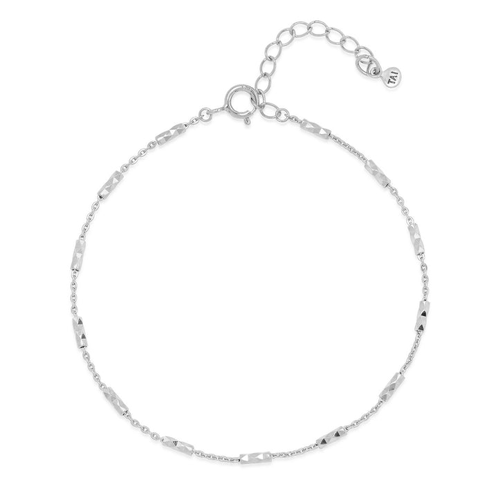 HEXAGON ACCENT CHAIN LINK BRACLET - Kingfisher Road - Online Boutique