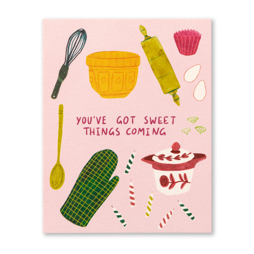 YOU’VE GOT SWEET THINGS COMING CARD - Kingfisher Road - Online Boutique