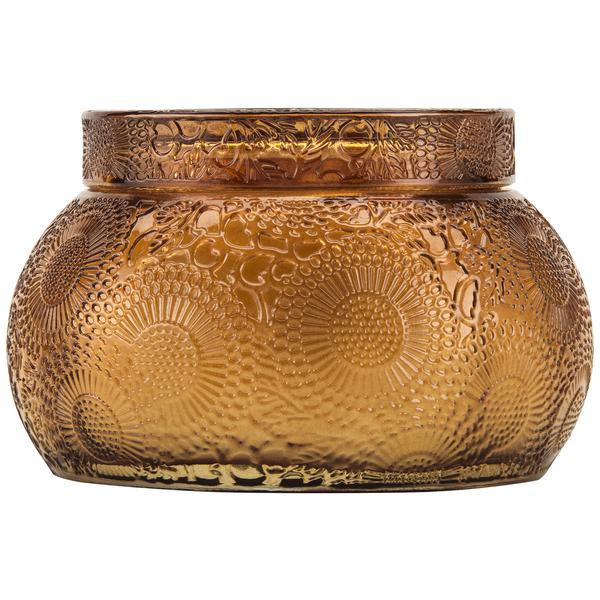 Baltic Amber Glass Bowl Candle - Kingfisher Road - Online Boutique
