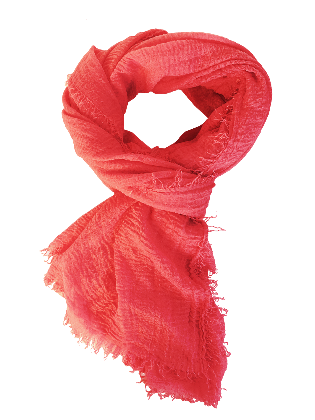 Boho Scarf - Coral - Kingfisher Road - Online Boutique