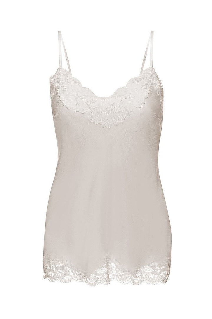 Floral Lace Cami - Dove - Kingfisher Road - Online Boutique