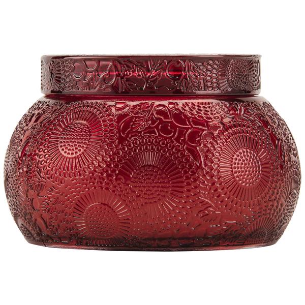 Goji Tarocco Orange Glass Bowl Candle - Kingfisher Road - Online Boutique