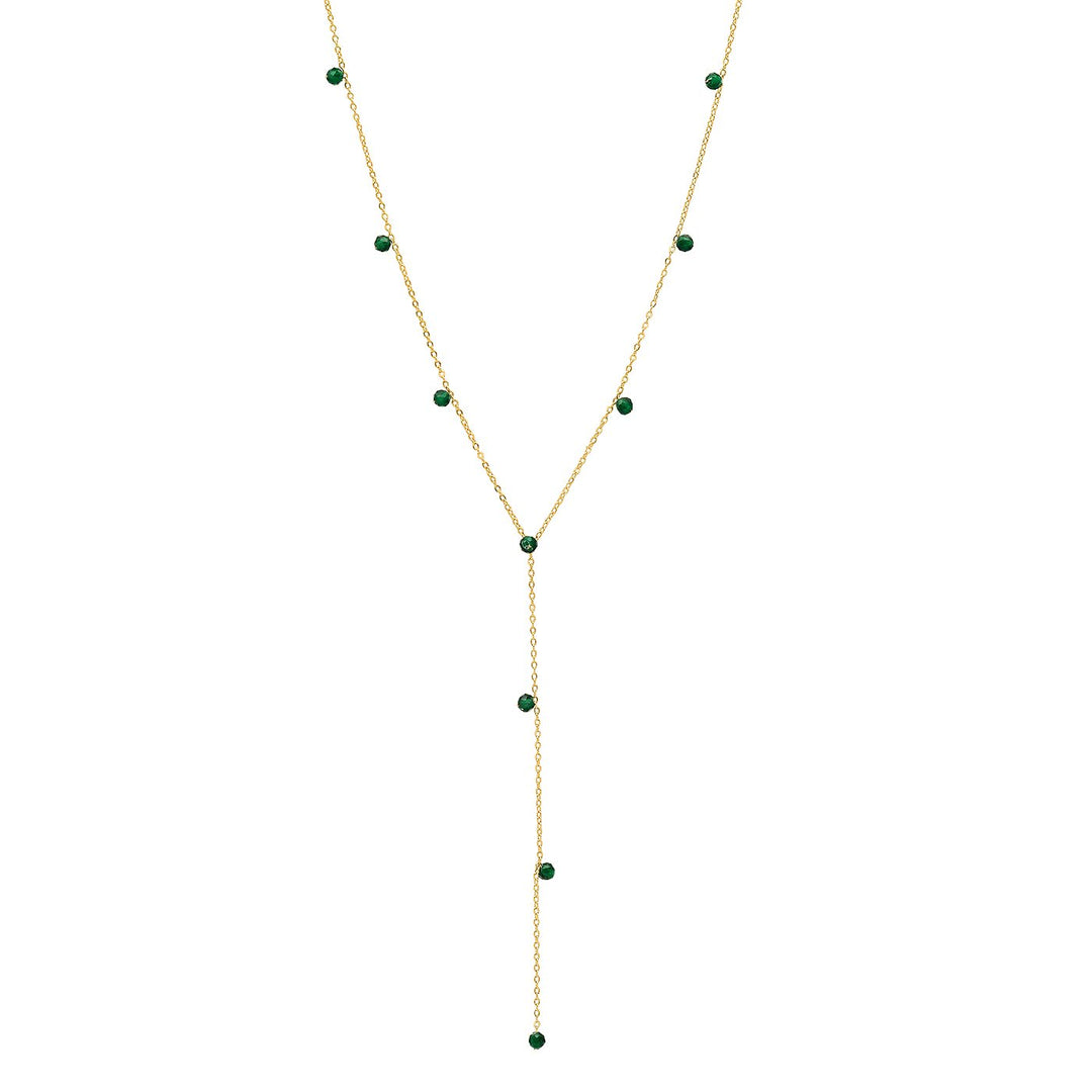 Beaded Lariat Necklace - Kingfisher Road - Online Boutique