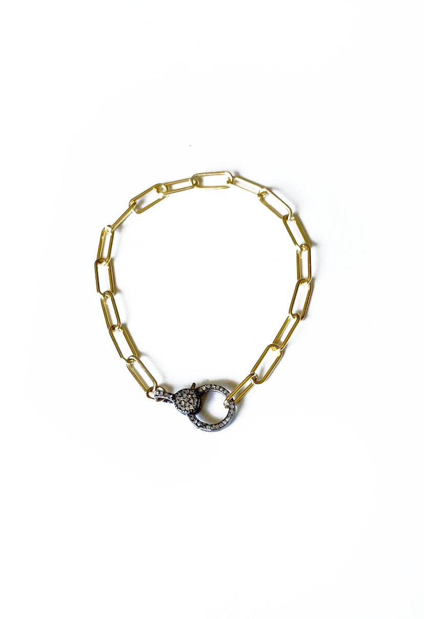 Gold Bracelet With Clasp - Kingfisher Road - Online Boutique