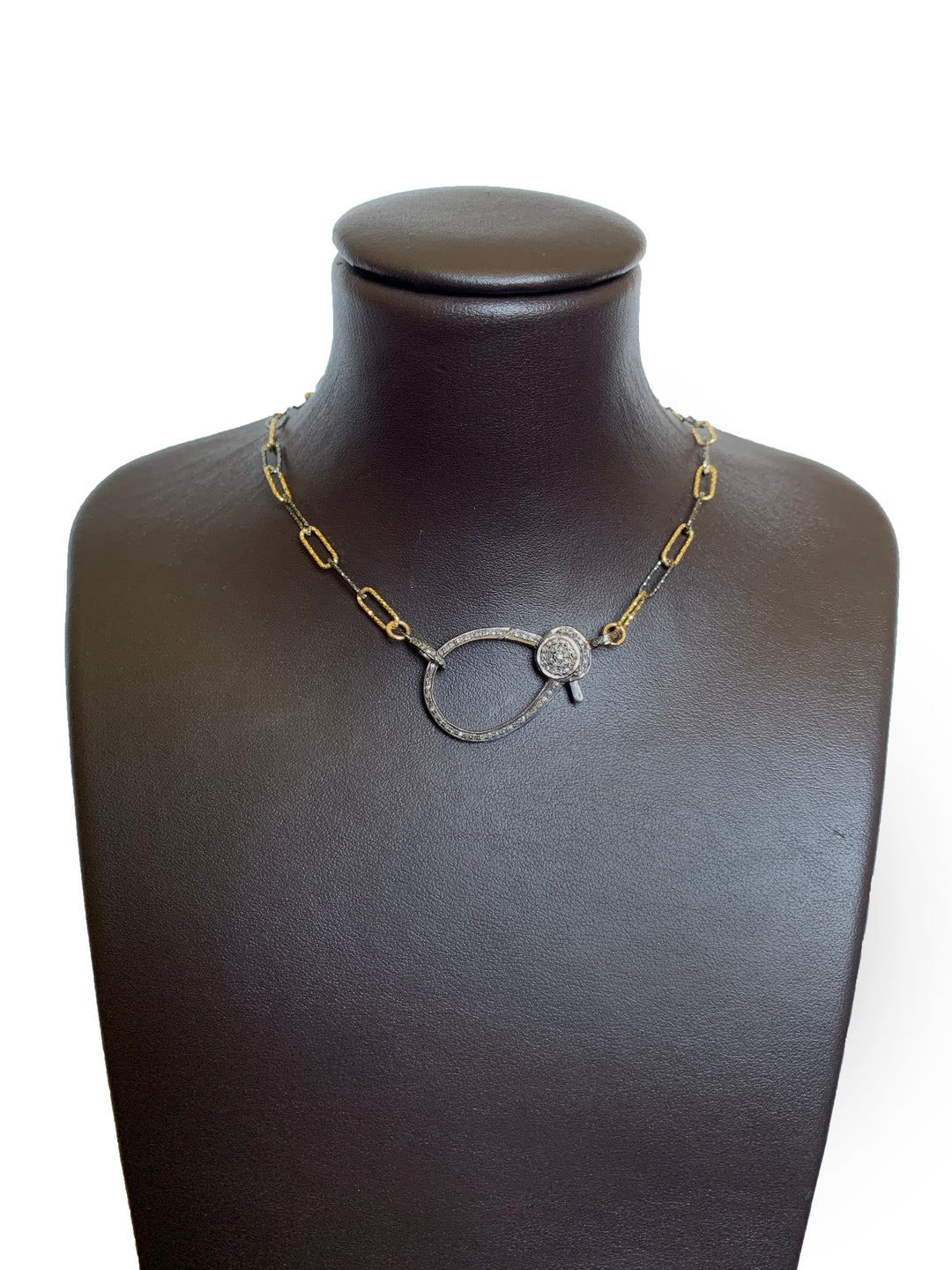Oversize Gold & Silver Chain Necklace