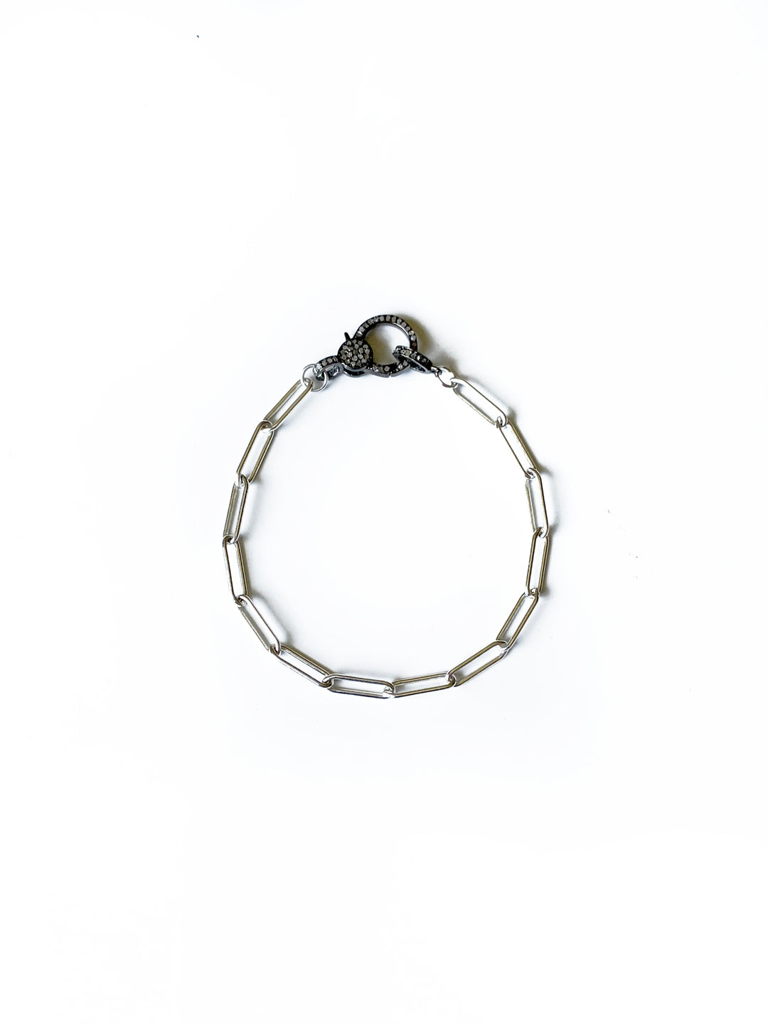 Silver Bracelet With Clasp - Kingfisher Road - Online Boutique