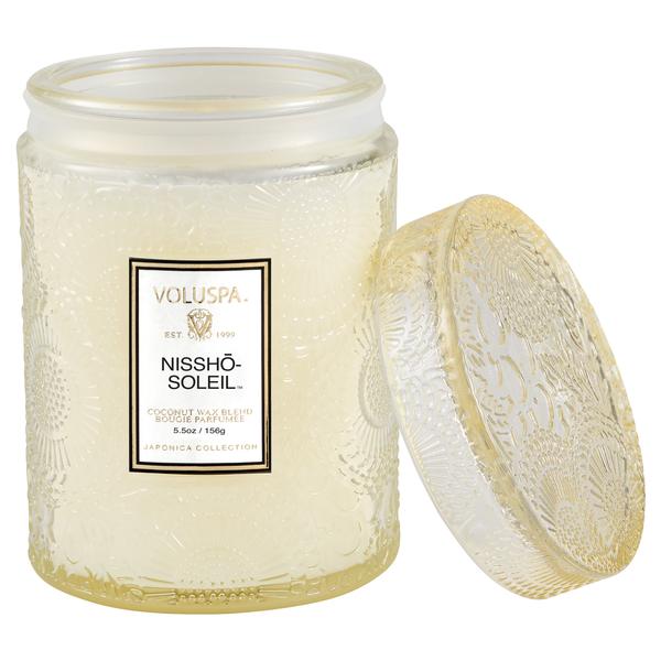 Nissho Soleil Small Jar Candle - Kingfisher Road - Online Boutique