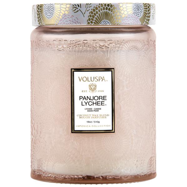 Panjore Lychee Large Jar Candle - Kingfisher Road - Online Boutique