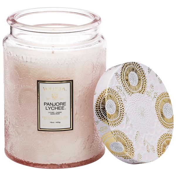 Panjore Lychee Large Jar Candle - Kingfisher Road - Online Boutique