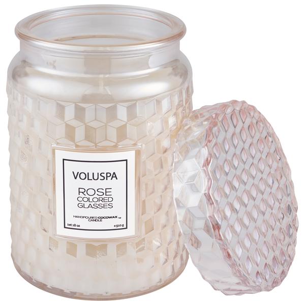 Rose Colored Glasses Large Jar Candle - Kingfisher Road - Online Boutique