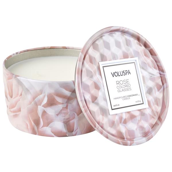 Rose Colored Glasses Tin Candle - Kingfisher Road - Online Boutique