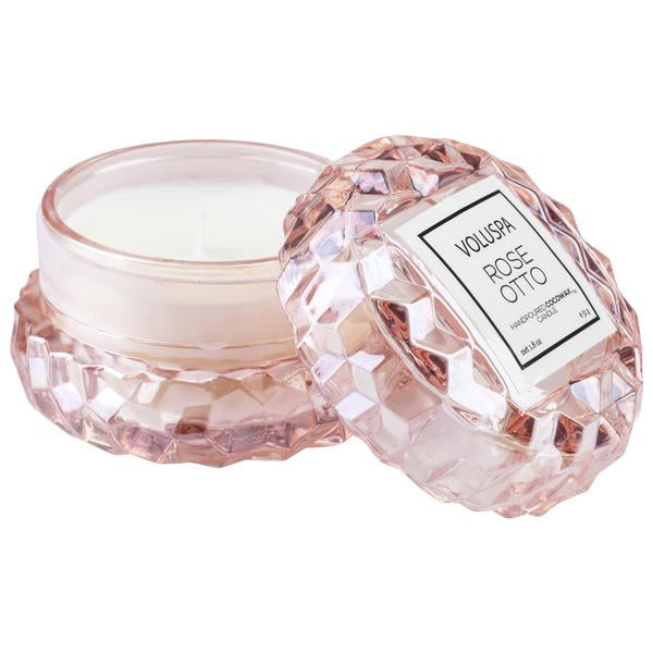 Rose Otto Macaron Mini Candle - Kingfisher Road - Online Boutique
