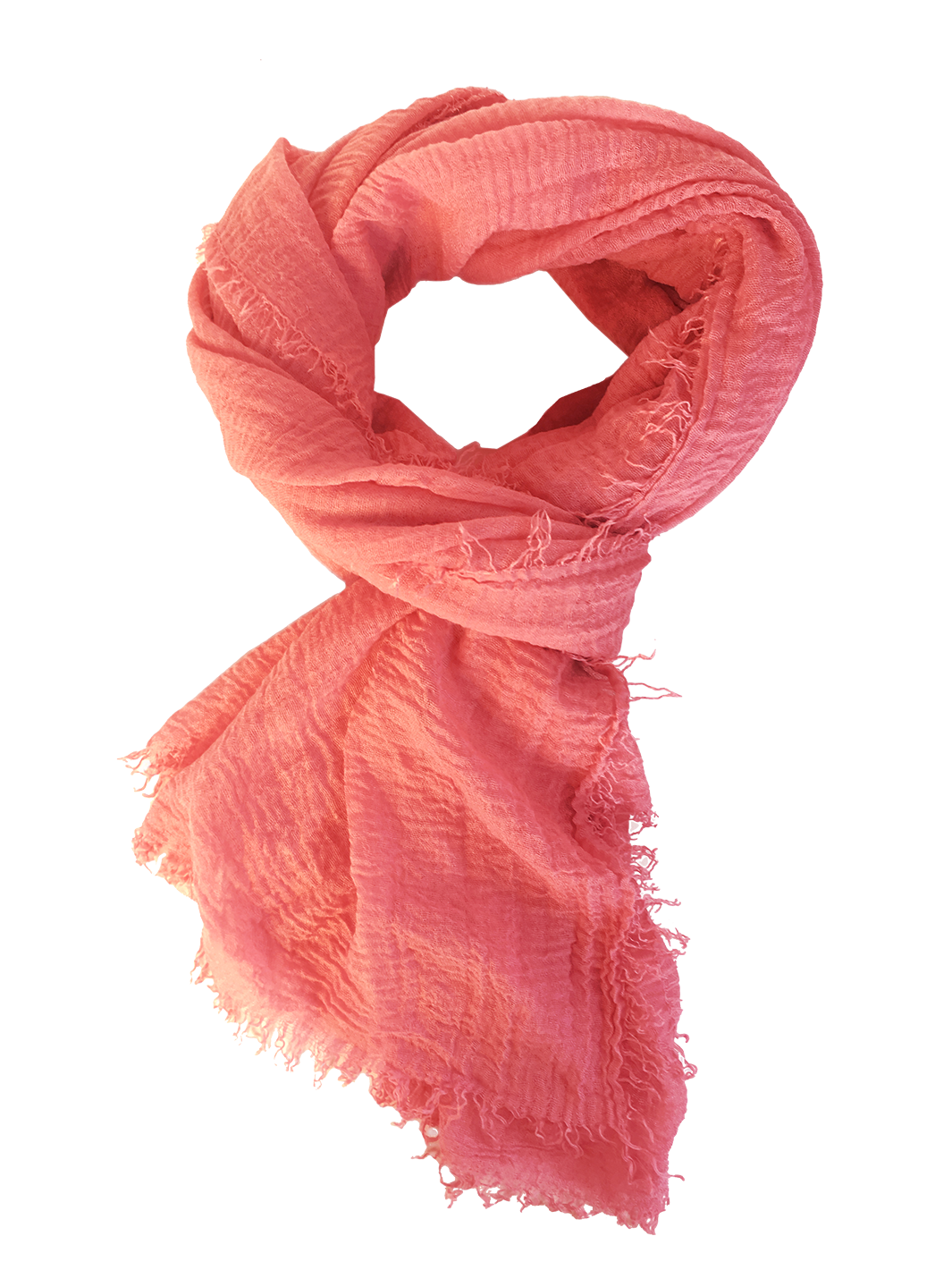 Boho Scarf - Salmon - Kingfisher Road - Online Boutique
