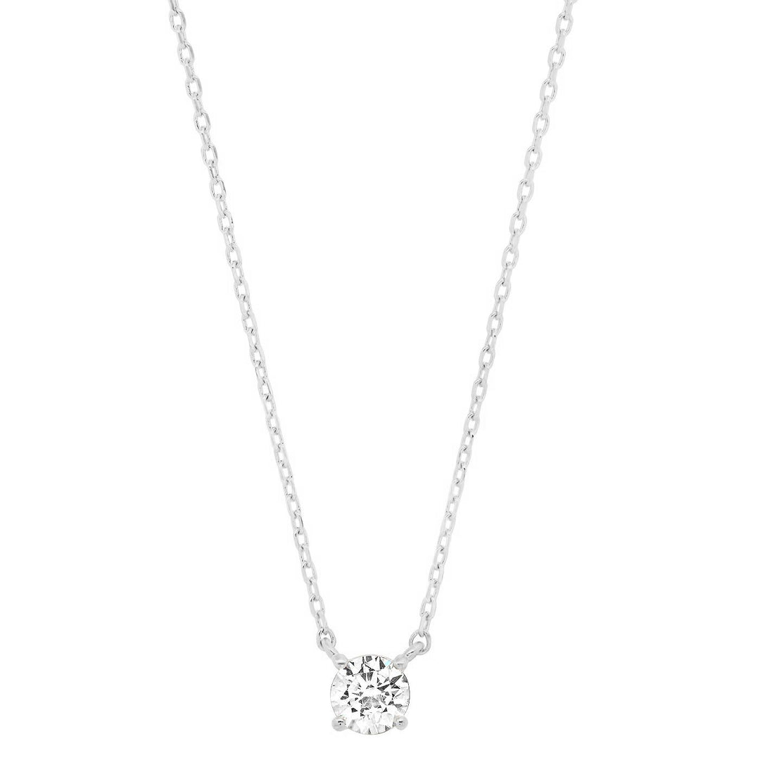 Small Crystal Pendant Necklace - Kingfisher Road - Online Boutique