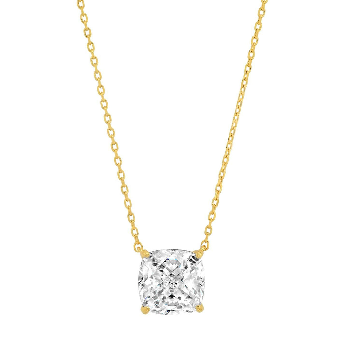 Large Crystal Pendant Necklace - Kingfisher Road - Online Boutique