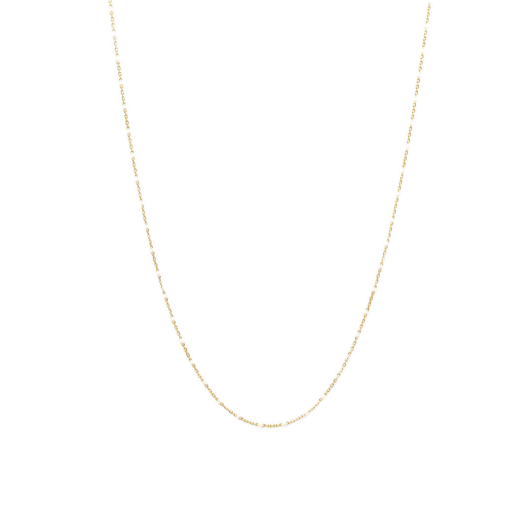 Long Enamel Chain Necklace - Kingfisher Road - Online Boutique