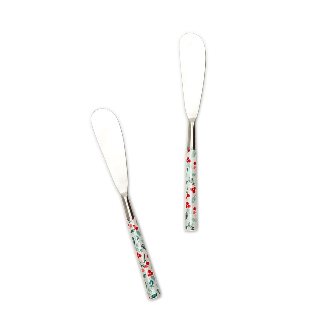 HOLIDAY HOLLY SET OF 2 SPREADERS - Kingfisher Road - Online Boutique