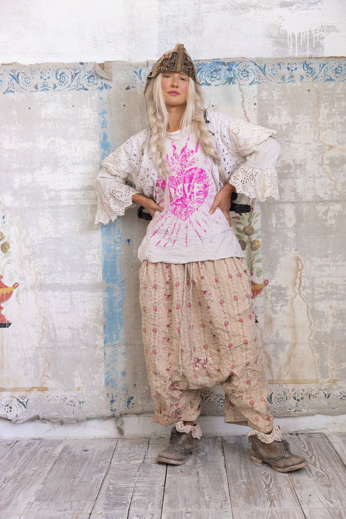 FLORAL PATCHWORK GARCON PANTS-RONIN - Kingfisher Road - Online Boutique