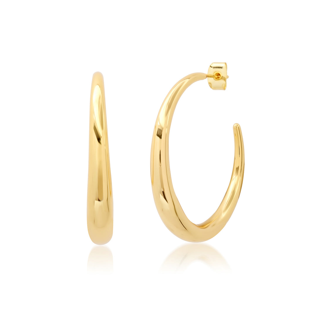 MEDIUM THIN TO THICK HOOPS-GOLD