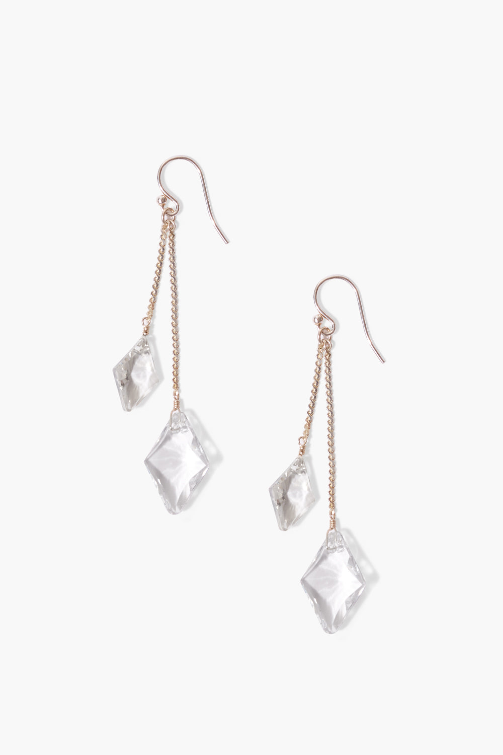 CRYSTAL MARQUISE DROP EARRING - Kingfisher Road - Online Boutique