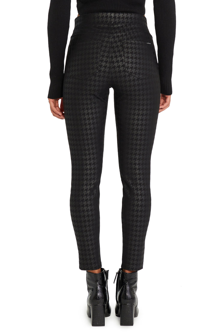 BLACK HOUNDSTOOTH RUNWAY LEGGING - Kingfisher Road - Online Boutique