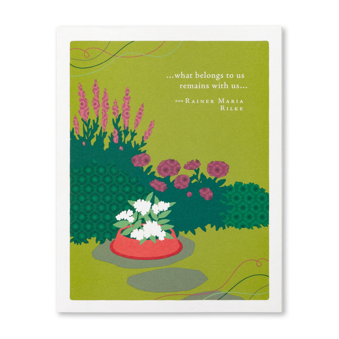 WHAT BELONGS TO US REMAINS WITH US CARD - Kingfisher Road - Online Boutique