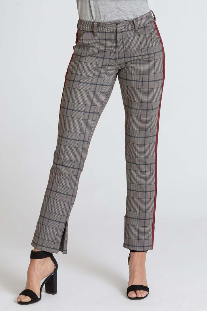 BLAIRE HIGH RISE NAVY PLAID - Kingfisher Road - Online Boutique