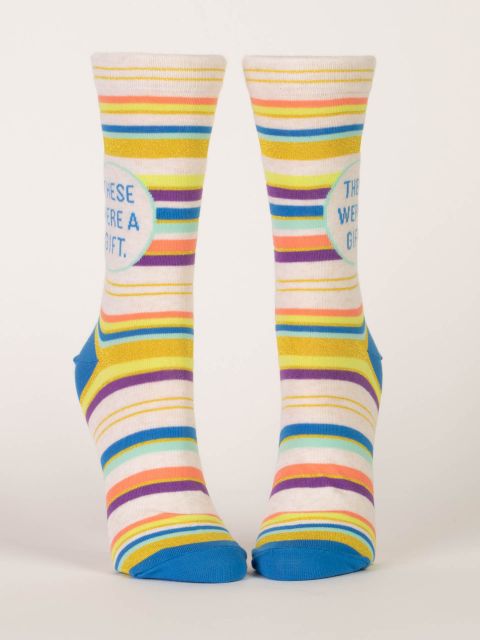 THESE WERE A GIFT CREW SOCKS - Kingfisher Road - Online Boutique