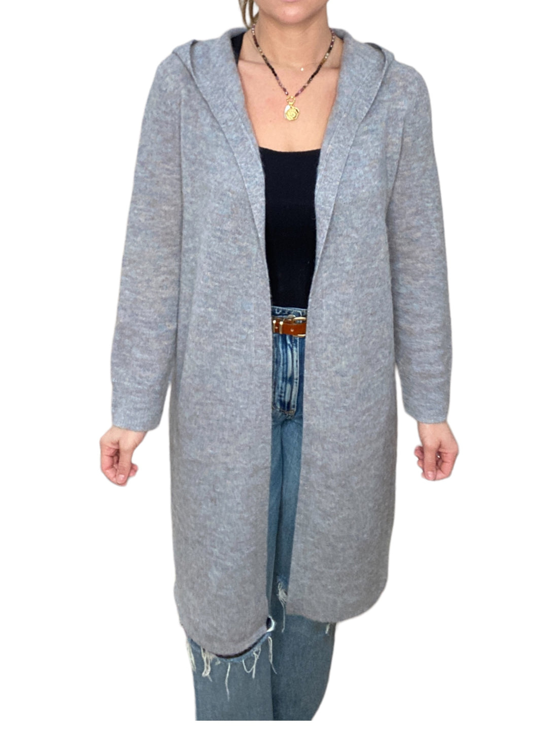 APLACA/WOOL EAGLE WING HOODED CARDI-SPRITE - Kingfisher Road - Online Boutique