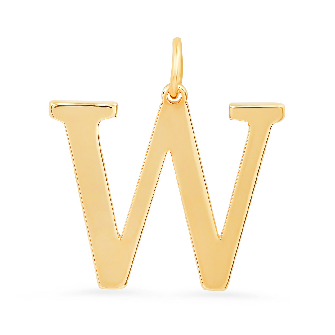 GOLD LOWERCASE INITIAL CHARM - Kingfisher Road - Online Boutique