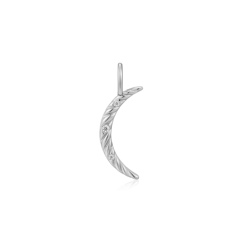 MOON CHARM-SILVER - Kingfisher Road - Online Boutique
