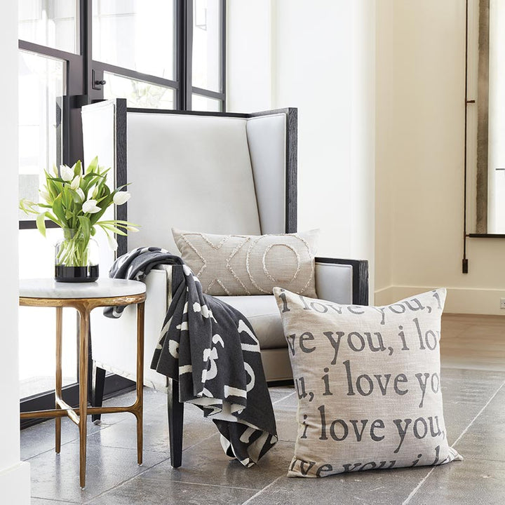 LUXE THROW - I LOVE YOU - Kingfisher Road - Online Boutique