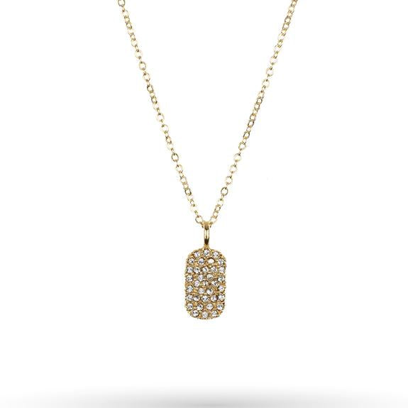GOLD COSMOS TAG NECKLACE - Kingfisher Road - Online Boutique