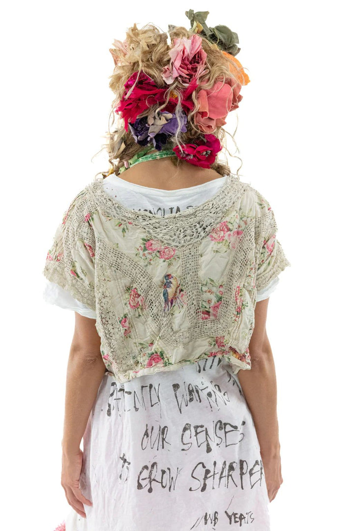 FLORAL DEJAH CROPPED BLOUSE - Kingfisher Road - Online Boutique