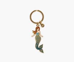 Mermaid Enamel Keychain - Kingfisher Road - Online Boutique